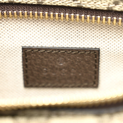 Gucci GG Supreme Monogram Textured Dollar Calfskin Blondie Belt Bag Beige Ebony New Acero 12 of 21