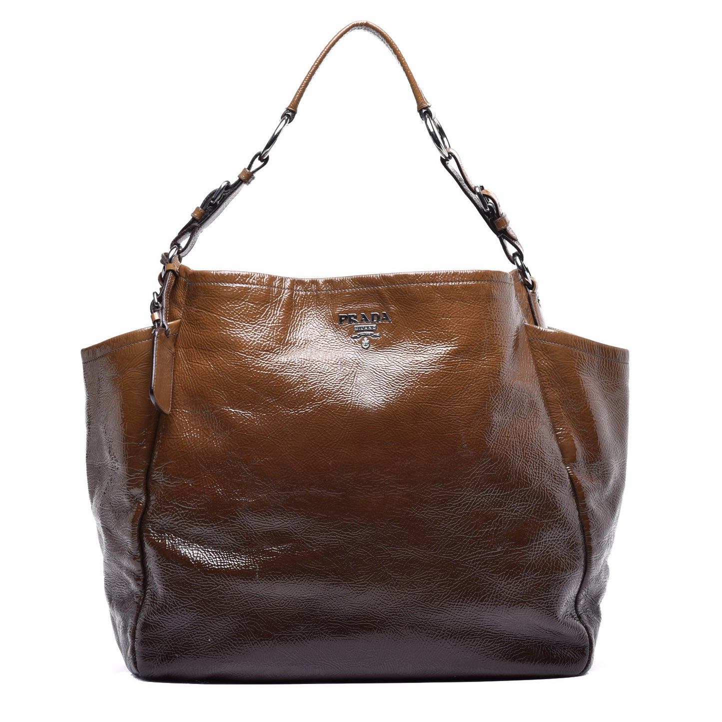 Vernice Sfumata Shoulder Bag Blond Mordore