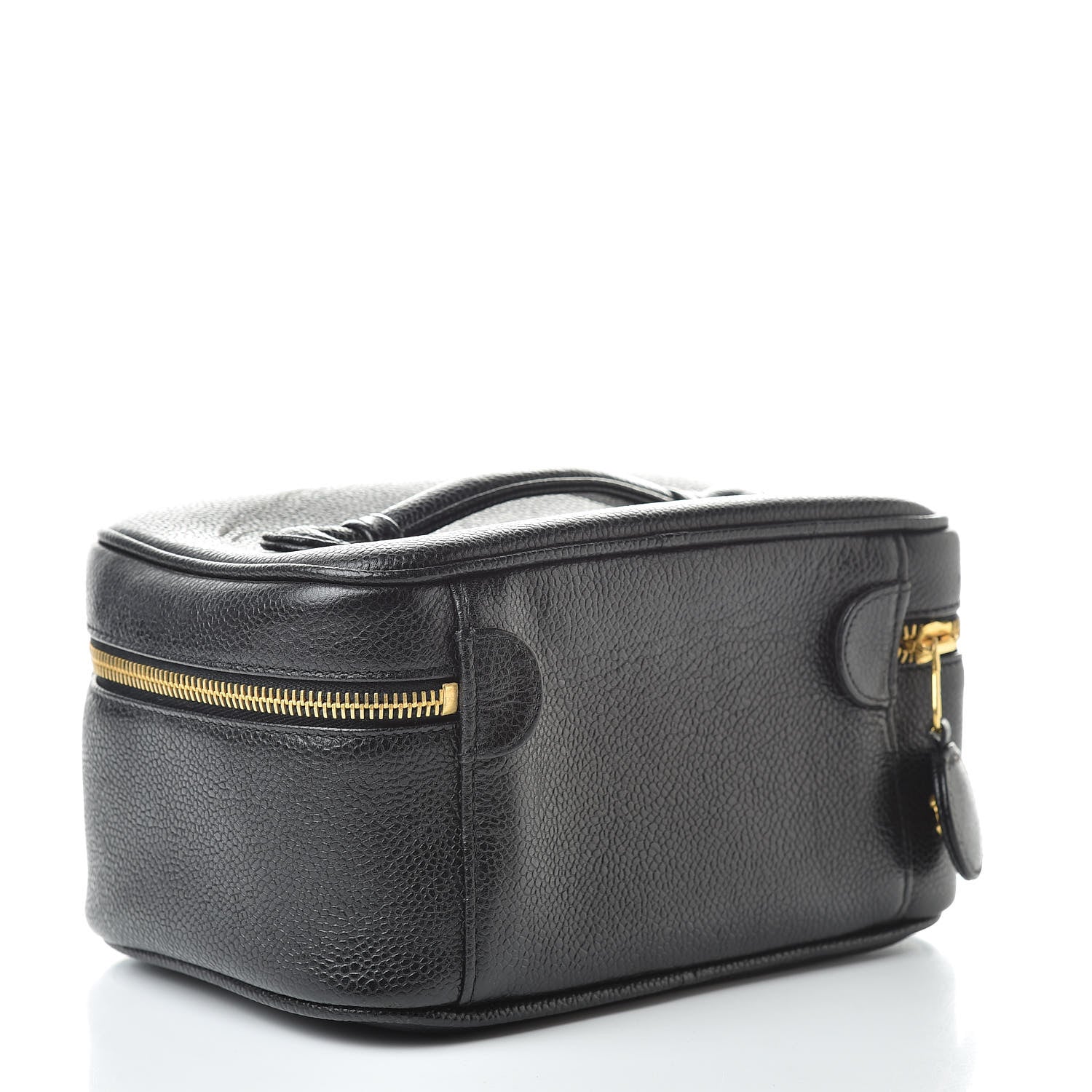 Chanel Caviar Vanity Cosmetic Case Black 3 of 13