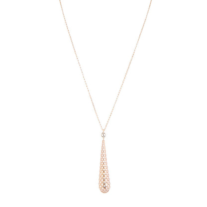 Gucci 18K Rose Gold Diamantissima Pendant Necklace 1 of 6