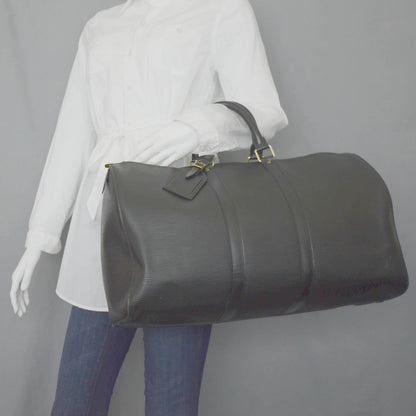 Louis Vuitton Epi Keepall 50 Black 2 of 13