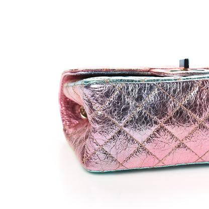 Chanel Metallic Goatskin Quilted Mini 2.55 Reissue Flap Multicolor 7 of 9