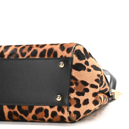 Dolce & Gabbana Calf Hair Leopard Print Miss Sicily Satchel Naturale 8 of 8