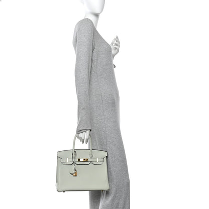 Hermes Togo Birkin 30 Gris Neve 2 of 12
