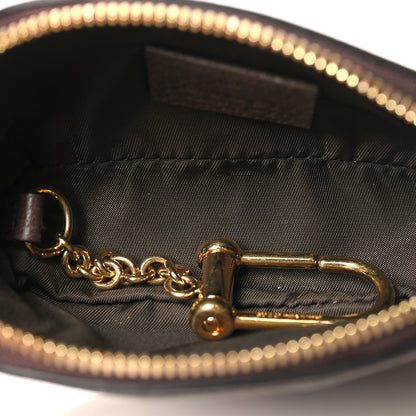 Gucci GG Supreme Monogram Web Ophidia Dome Key Pouch Beige New Acero 5 of 7