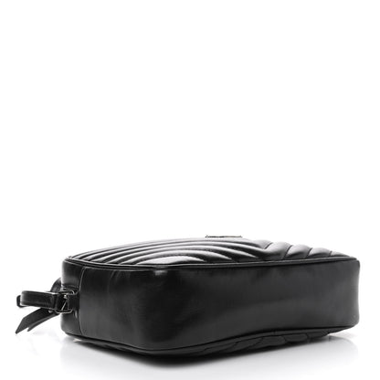 Saint Laurent Calfskin Matelasse Monogram Lou Camera Bag Black 3 of 4