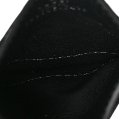 Gucci Pebbled Calfskin Animalier Card Holder Black 5 of 7