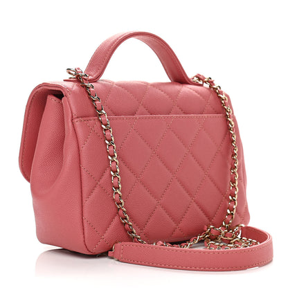 Chanel Caviar Quilted Small Business Affinity Flap Pink 3 of 11