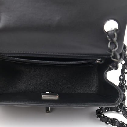 Chanel Lambskin Quilted Mini Square Flap So Black 5 of 11