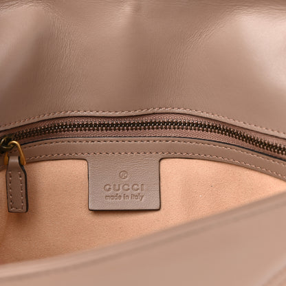 Gucci Calfskin Matelasse Small GG Marmont Shoulder Bag Porcelain Rose 6 of 10