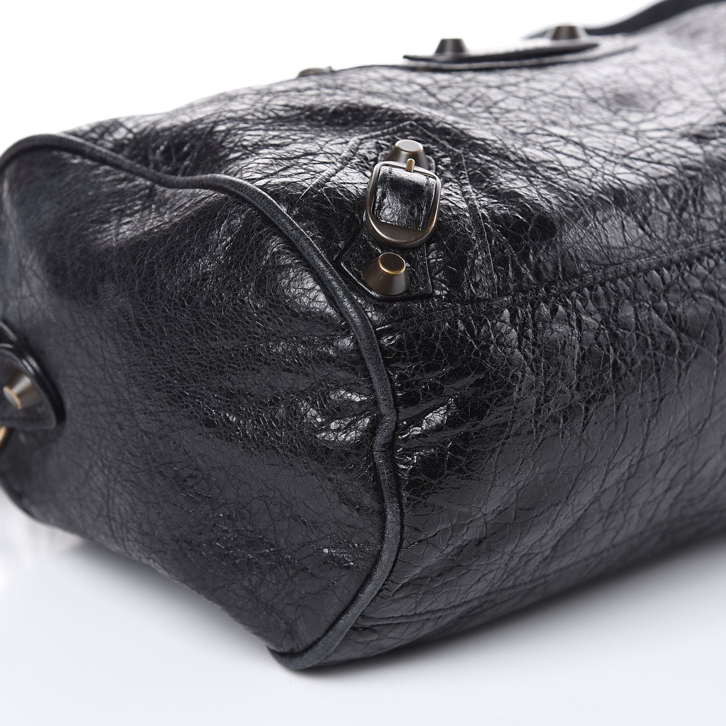 Agneau Classic Hardware Mini Twiggy Black