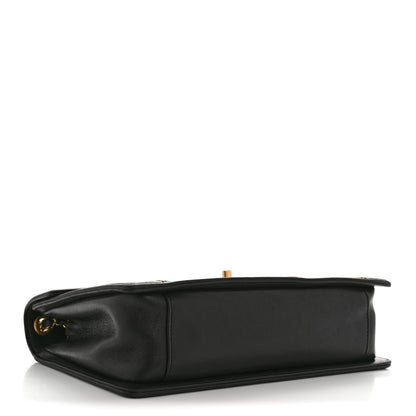 Chanel Lambskin Reversed Chevron Quilted Flap Black 5 of 15
