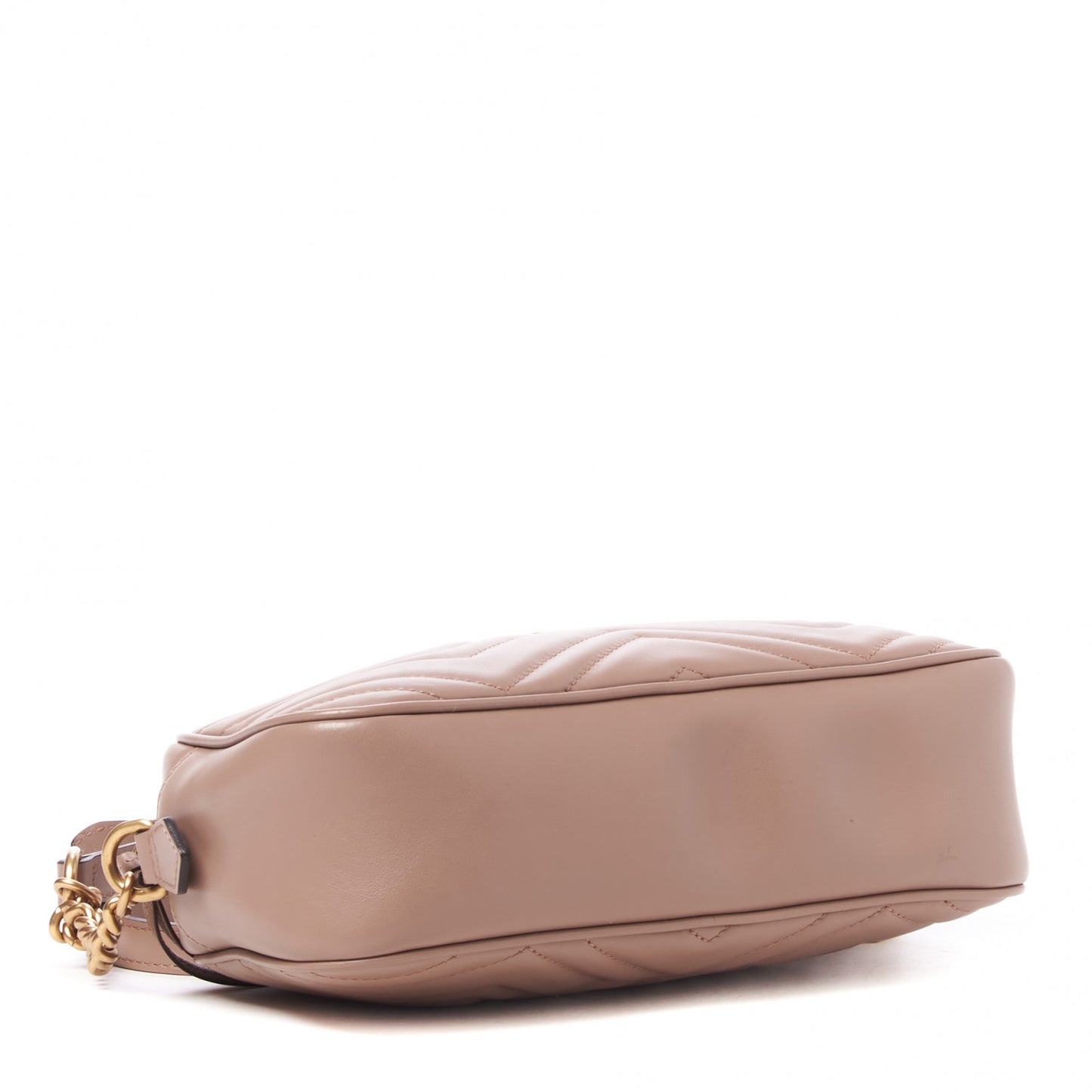 Calfskin Matelasse Small GG Marmont Chain Shoulder Bag Perfect Pink