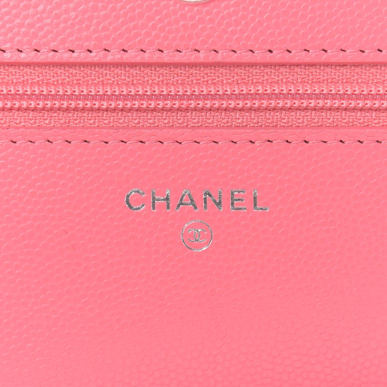 Chanel Caviar Quilted My Everything Wallet On Chain WOC Pink 6 of 11