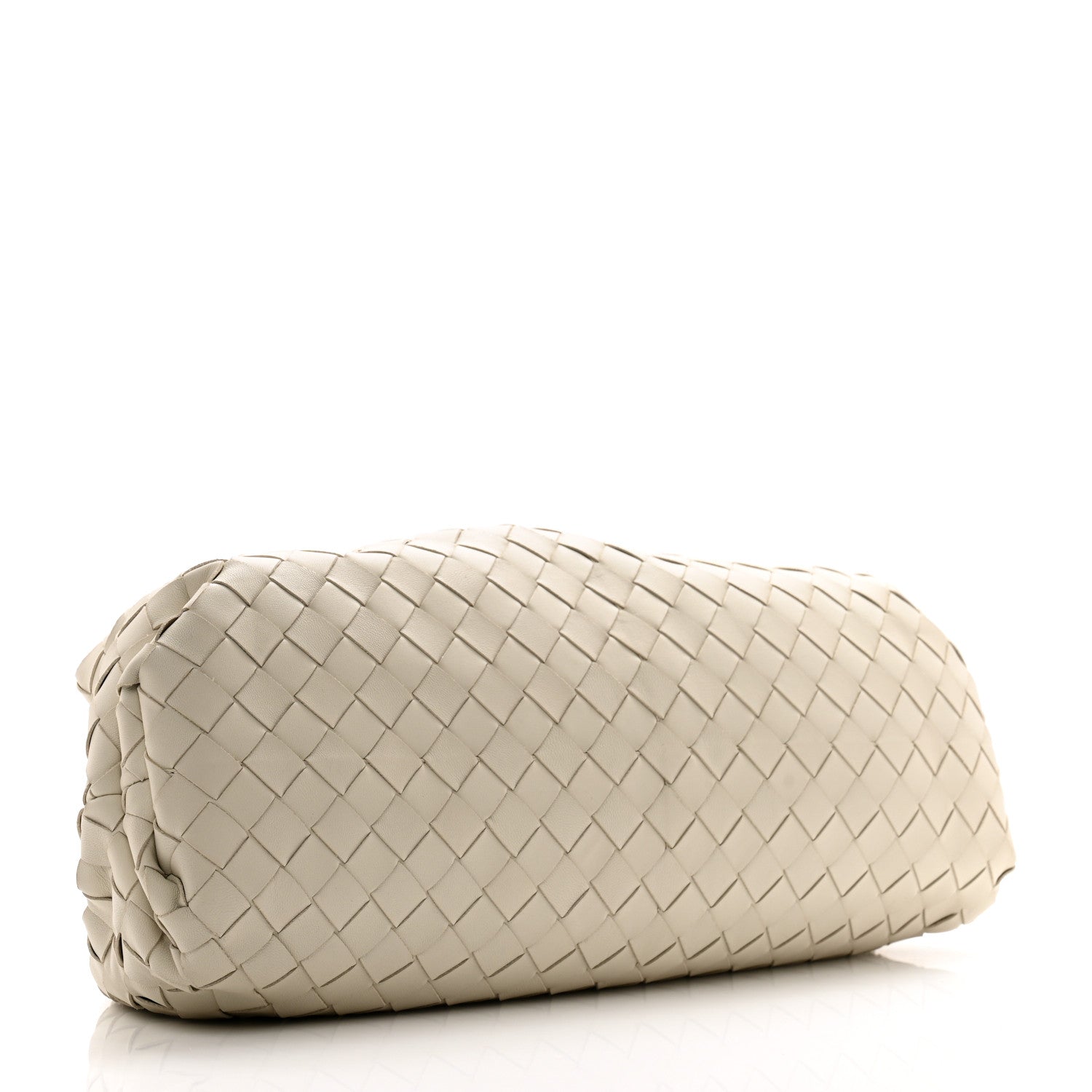 Bottega Veneta Nappa Maxi Intrecciato The Pouch Oversized Clutch Plaster 4 of 9