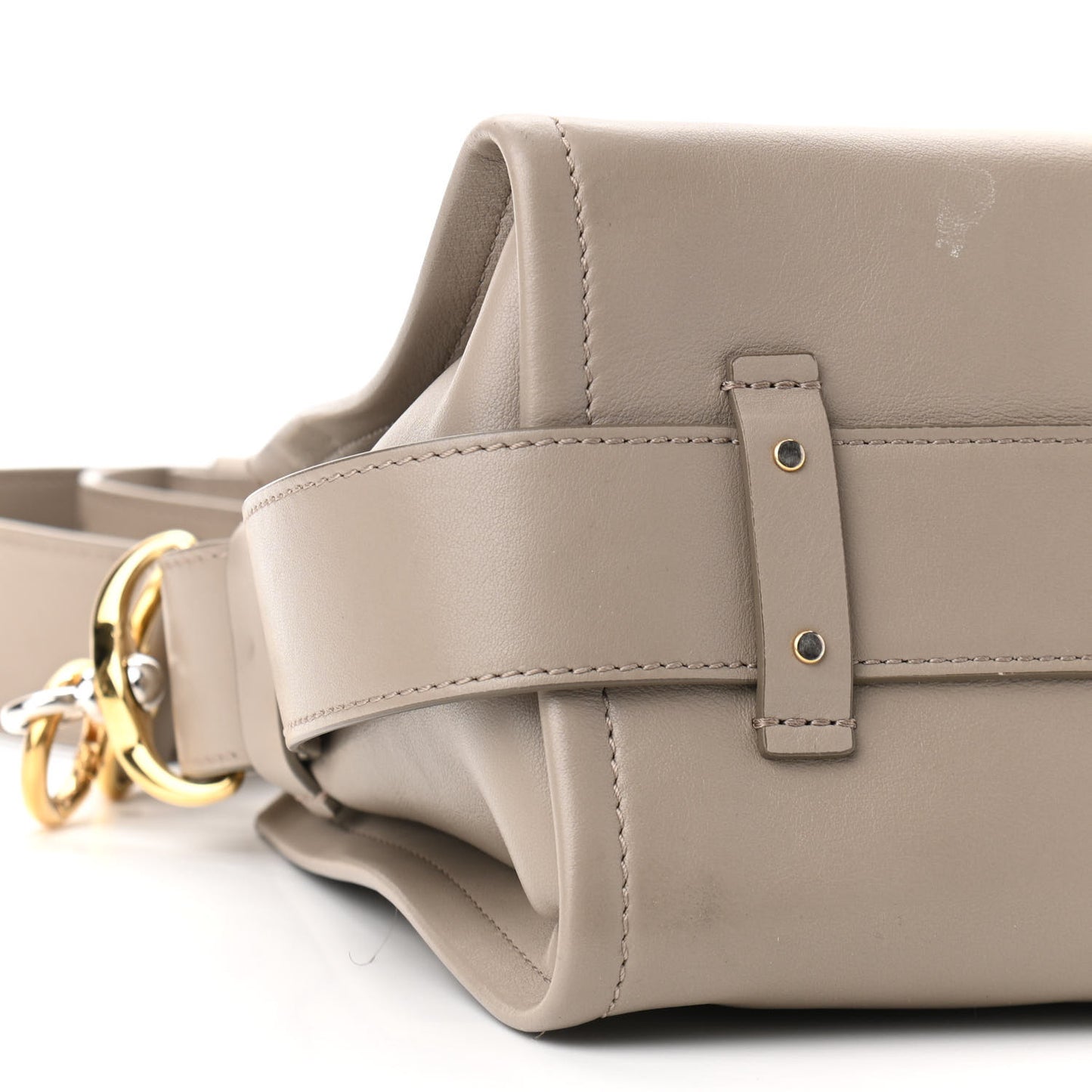 Calfskin Small Tess Day Bag Motty Grey