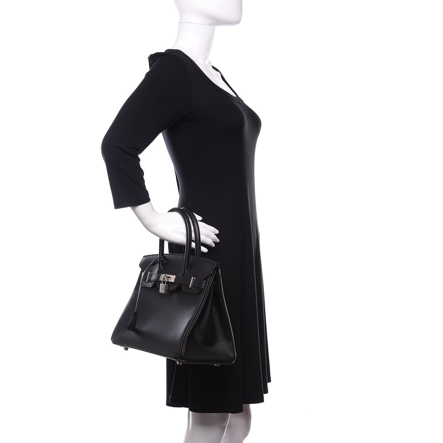 Hermes Epsom Birkin 30 Black 2 of 11