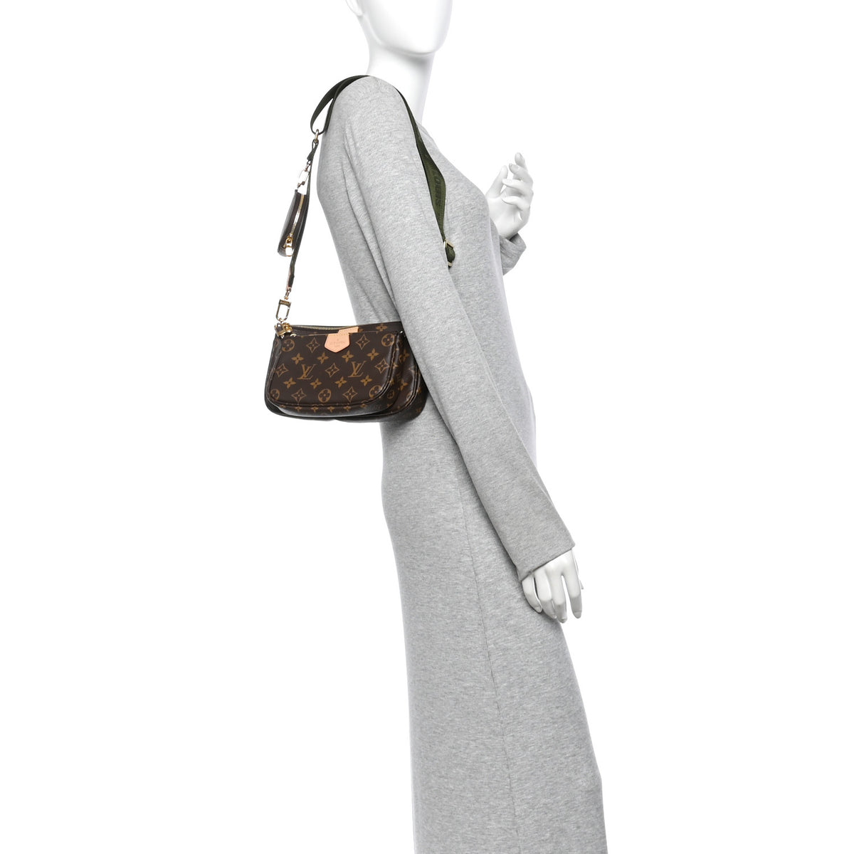 Monogram Multi Pochette Accessories Kaki