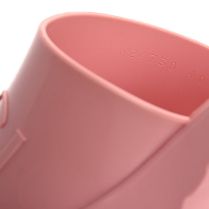 Gucci Rubber Gucci Logo Womens Platform 20/60mm Slide Sandals 40 Wild Rose 9 of 12