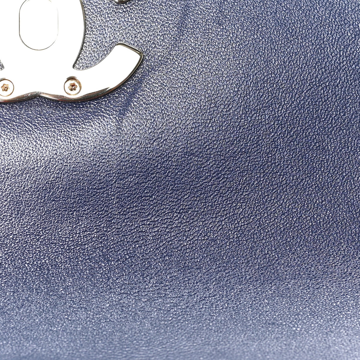 Lambskin Quilted Small Trendy CC Chain Dual Handle Flap Bag Navy