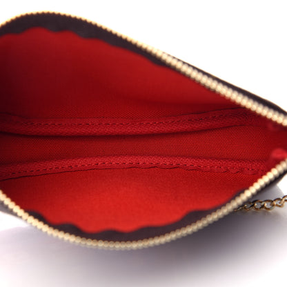 Louis Vuitton Monogram 2020 Christmas Animation Bumper Cars Mini Pochette Accessories Coquelicot 5 of 11