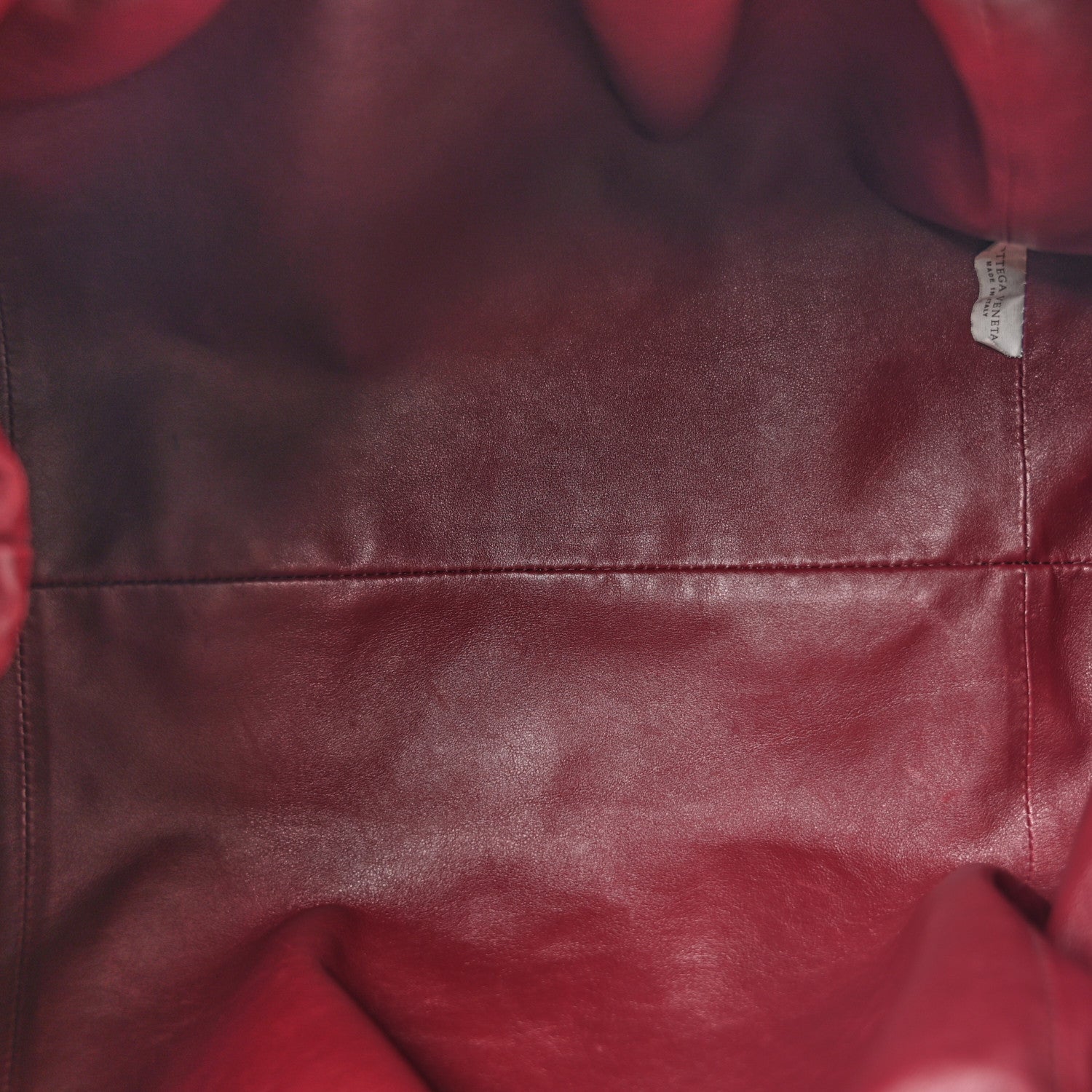 Bottega Veneta Smooth Butter Calf The Pouch Oversized Clutch Bordeaux 5 of 12