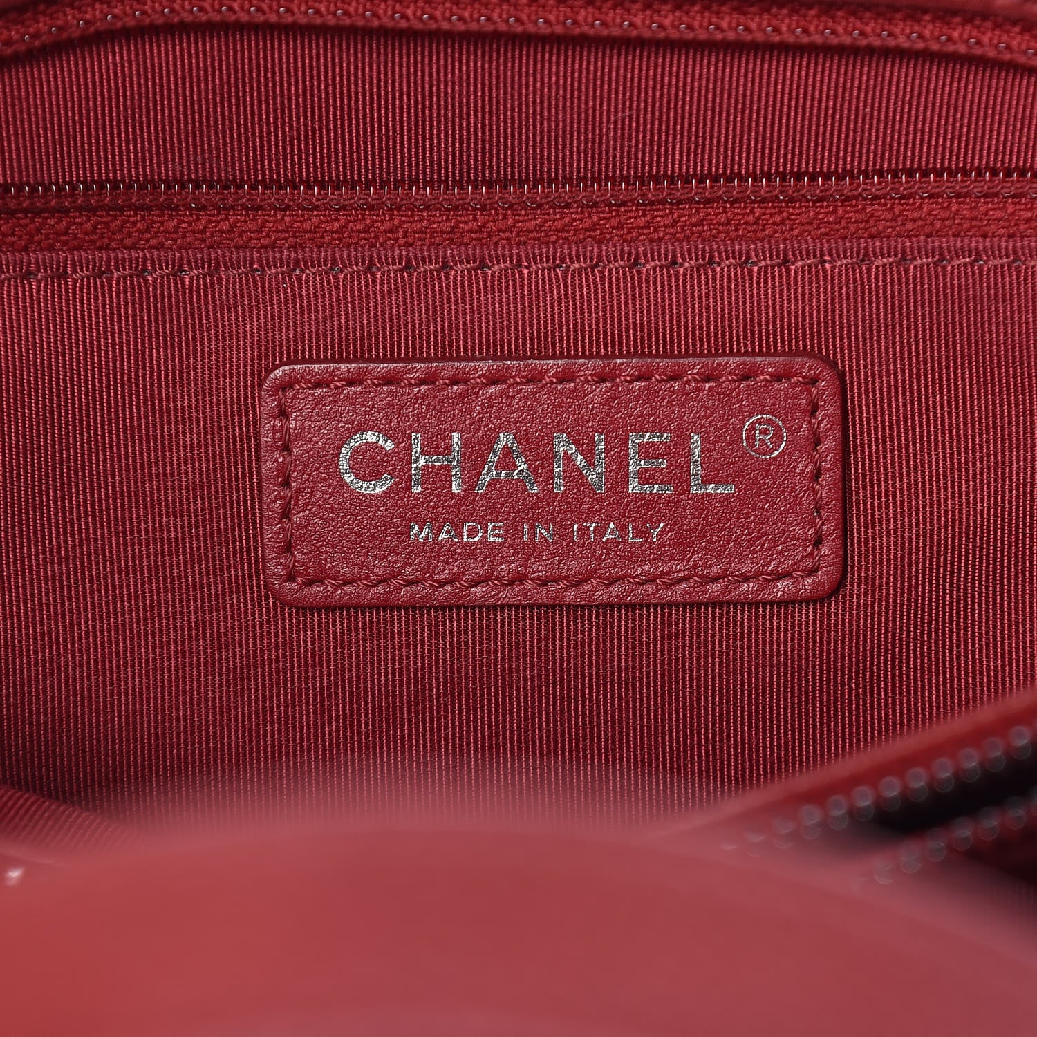 Chanel Caviar Quilted Large Casual Pocket Tote Red 6 of 14