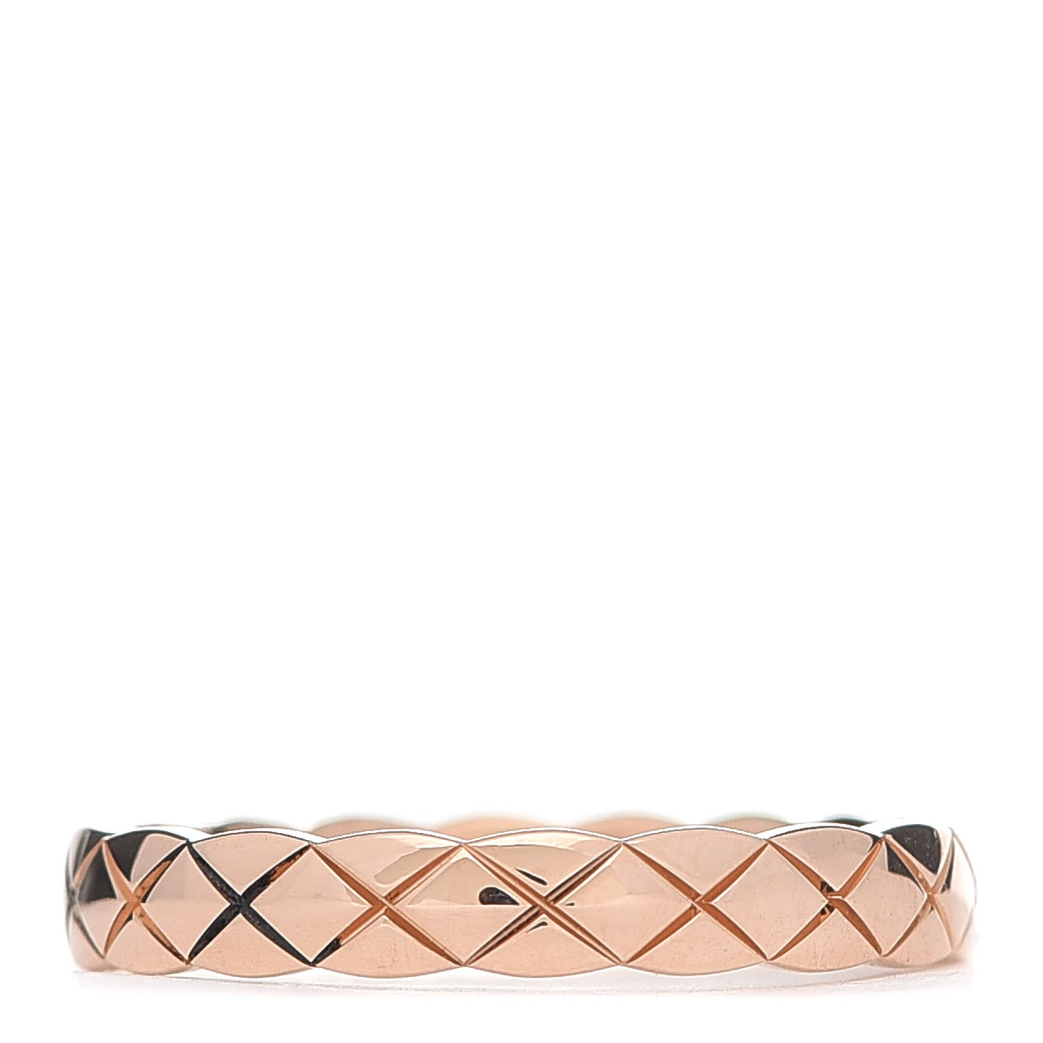 Chanel 18K Beige Gold Mini Coco Crush Ring 53 6.25 3 of 5