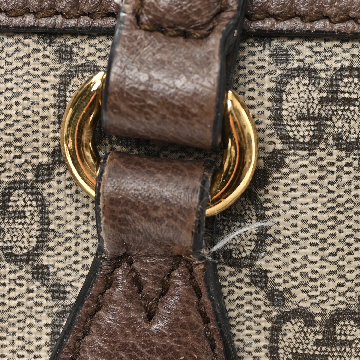 Gucci GG Supreme Monogram Medium Ophidia Shopping Tote Brown 12 of 13