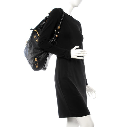 Balenciaga Chevre Giant 21 Gold Hardware Day Black 2 of 9