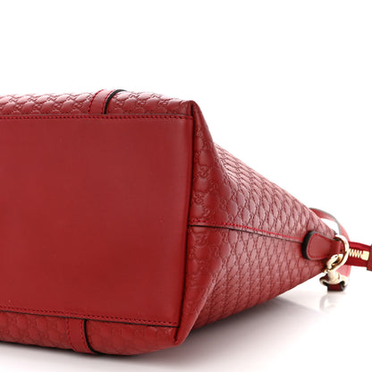 Gucci Soft Microguccissima Dome Satchel Red 10 of 10