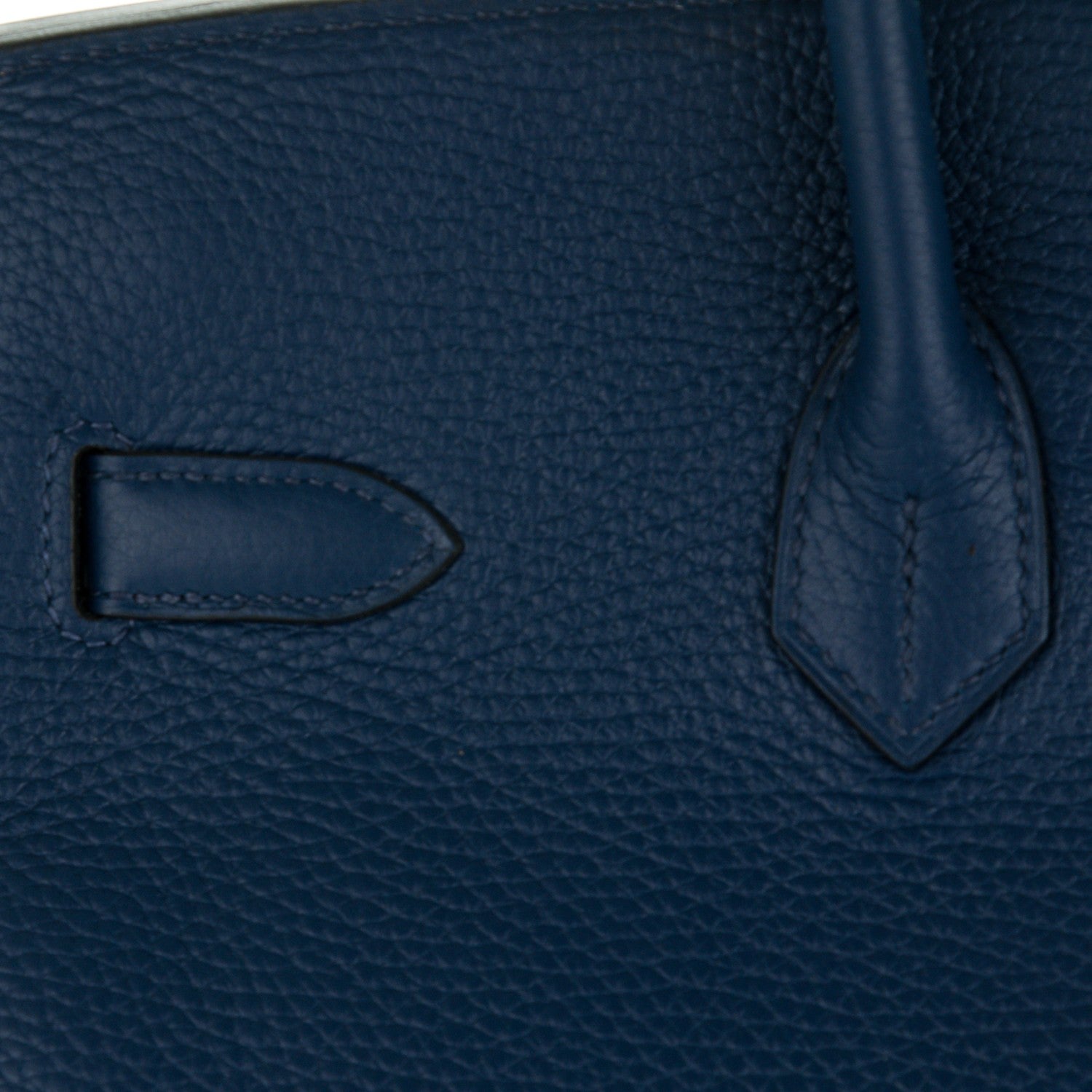 Hermes Taurillon Clemence Birkin 35 Bleu Saphir 15 of 24