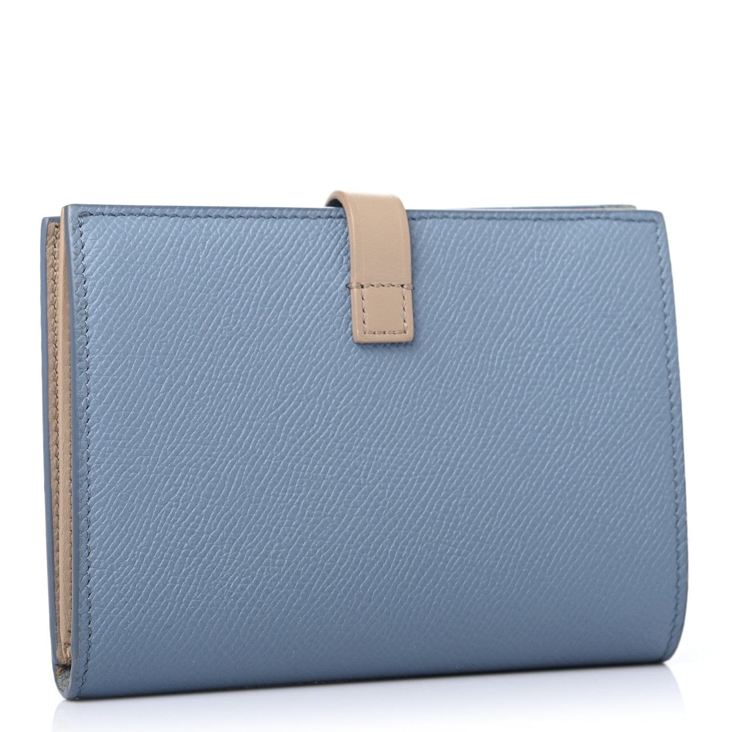 Celine Grained Calfskin Medium Multifunction Strap Wallet Cloud 3 of 7