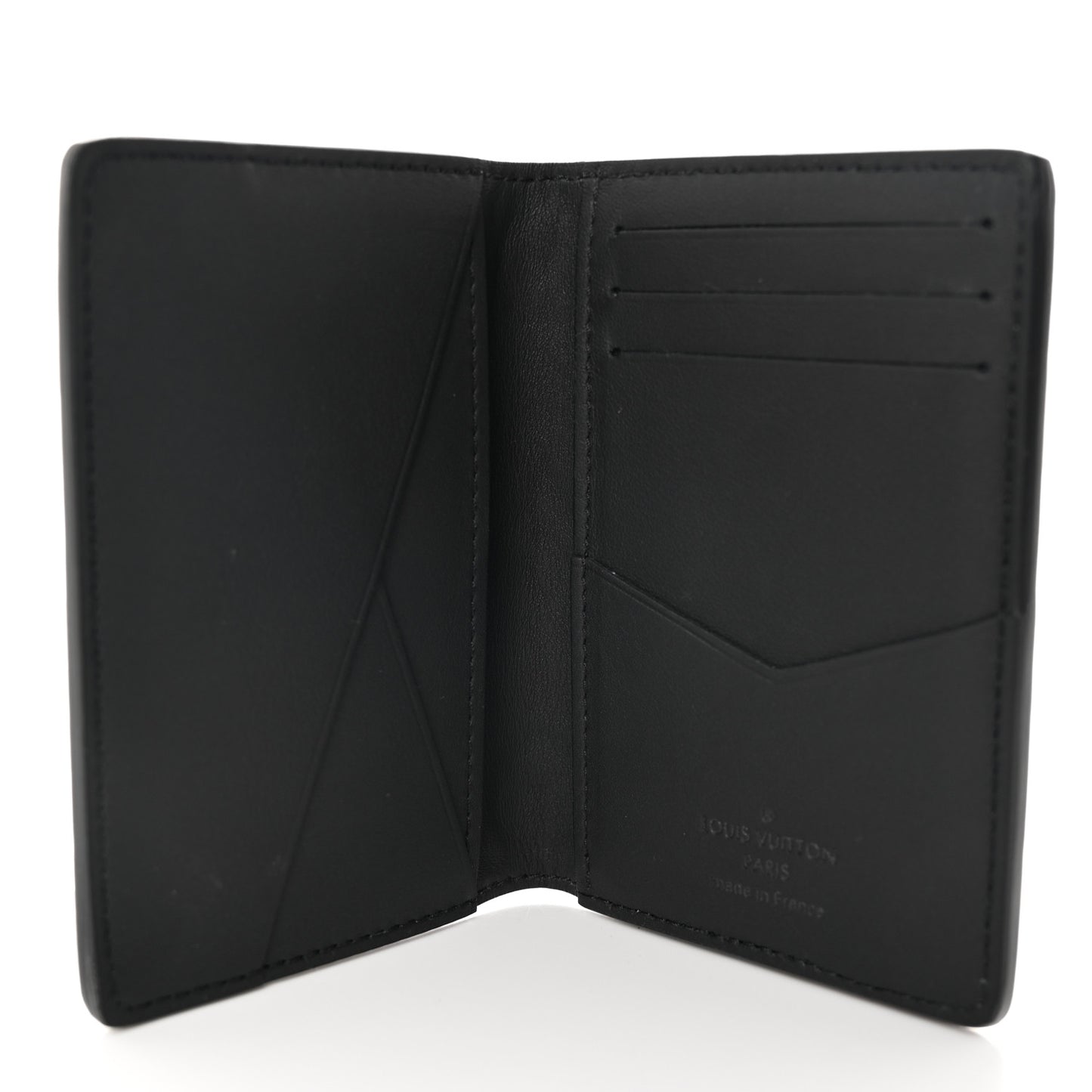 Taurillon Monogram Pocket Organizer Black