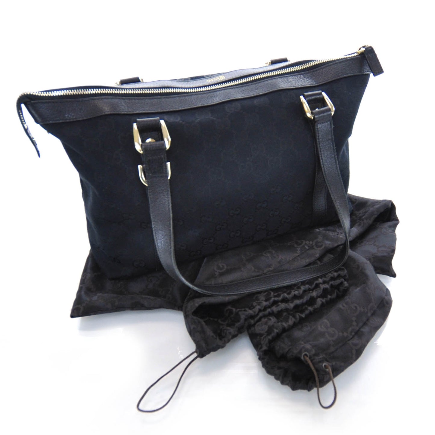 Monogram Abbey Medium Tote Black