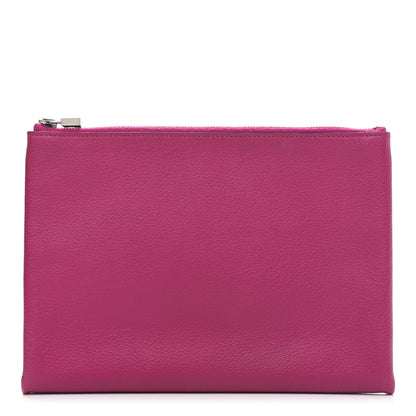 Hermes Evercolor Atout Pouch Rose Pourpre Bleu Saphir 1 of 10