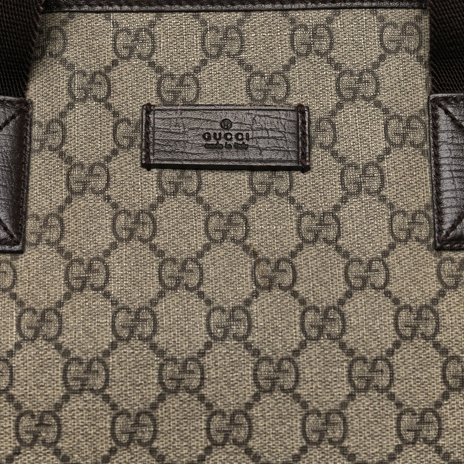 Gucci GG Plus Monogram Travel Bag Dark Brown 8 of 22