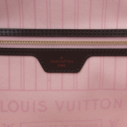 Louis Vuitton Damier Ebene Neo Neverfull MM Rose Ballerine 6 of 9