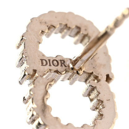 Christian Dior Crystal Clair D Lune Earrings Gold 4 of 5