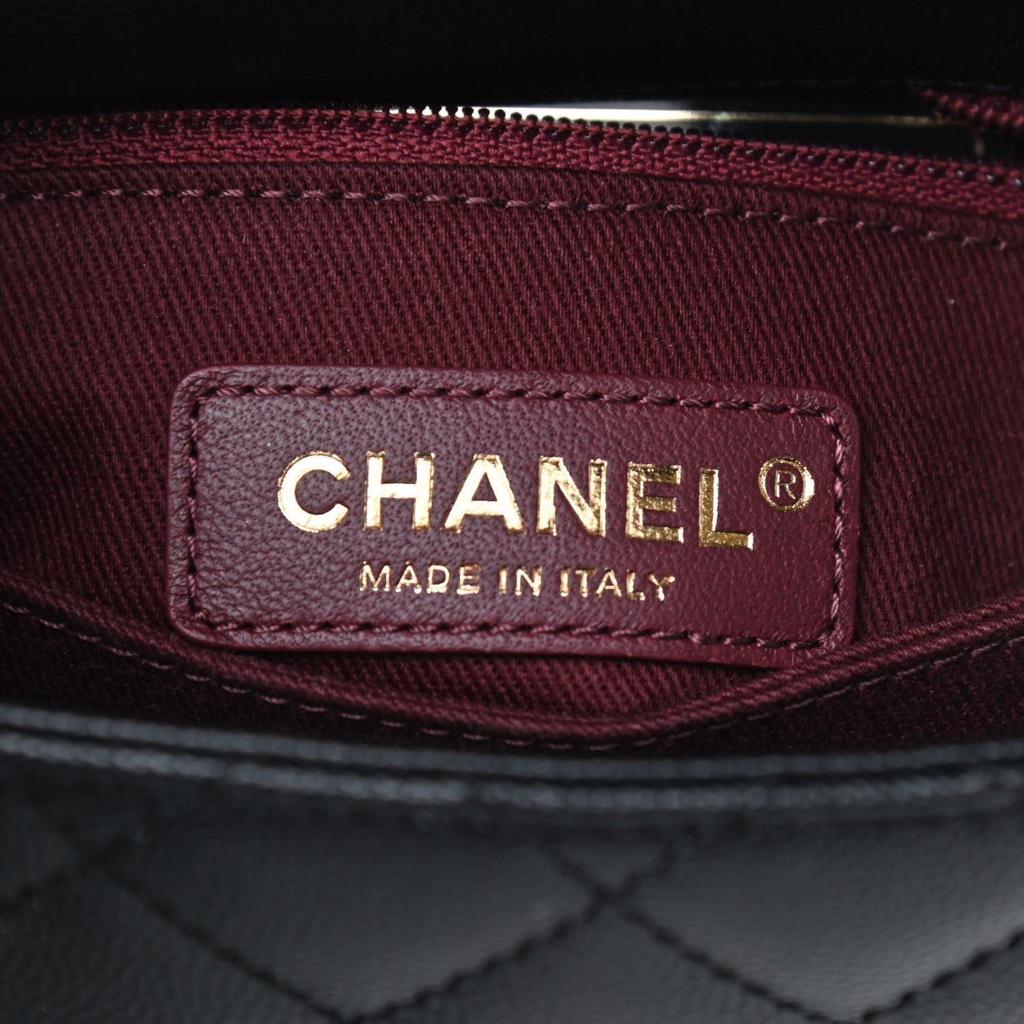 Caviar Quilted Extra Mini Coco Handle Flap Black