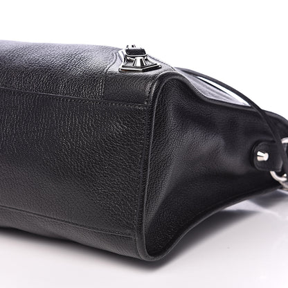 Balenciaga Chevre Silver Metallic Edge Hardware City Black 9 of 10