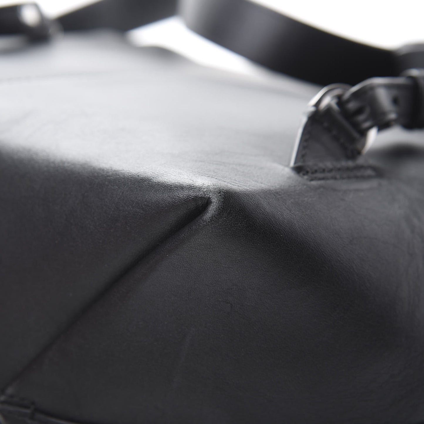 Calfskin Prisma Skeletal Backpack Black