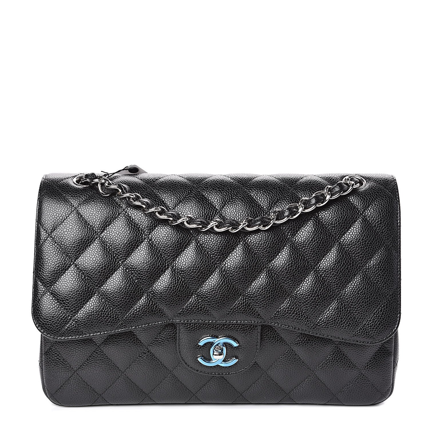 Chanel Caviar Quilted Jumbo Double Flap Black 1 of 11
