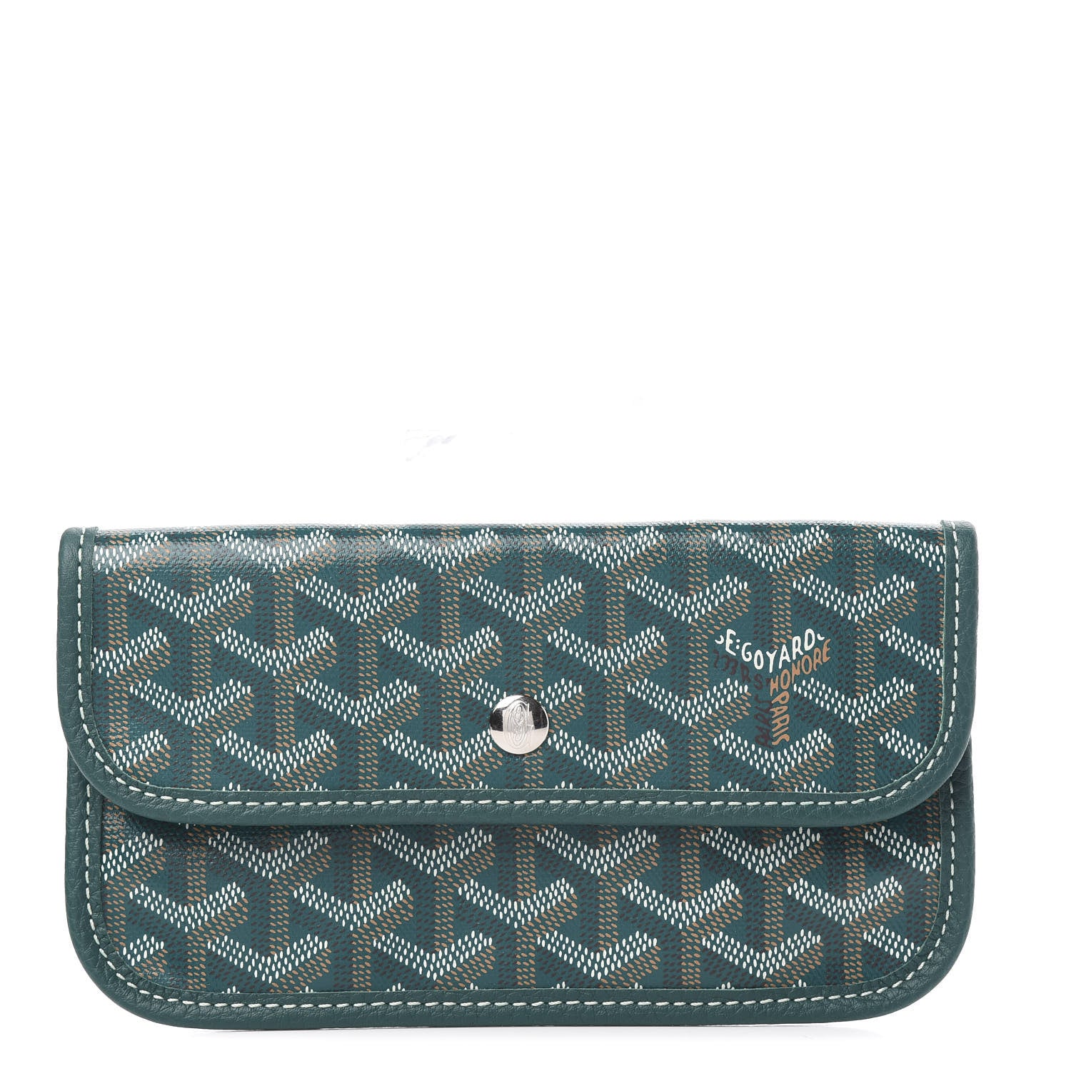 Goyard Goyardine Pouch Green 1 of 5