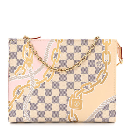 Louis Vuitton Damier Azur Nautical Toiletry Pouch On Chain 1 of 9