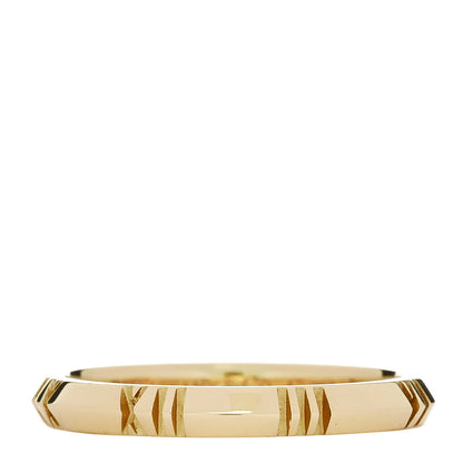 Tiffany 18K Yellow Gold Atlas X Closed Narrow Ring 61 9.5 1 of 5