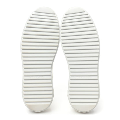 Louis Vuitton Lambskin Embossed Monogram Time Out Sneakers 38.5 White 5 of 9