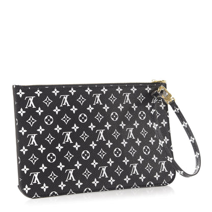 Louis Vuitton Monogram Giant Jungle Neverfull MM GM Pochette Black 3 of 9
