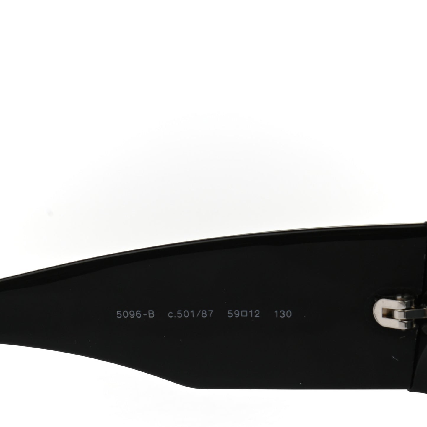 Black Crystal CC Logo Sunglasses 5096-B Black