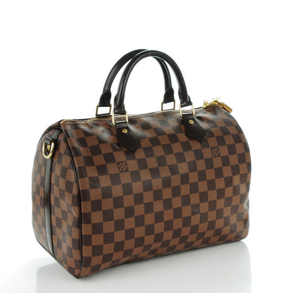 Louis Vuitton Damier Ebene Speedy Bandouliere 30 3 of 8